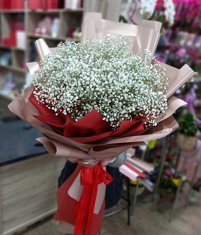 Букет цветов из: Гипсофила в Струнино