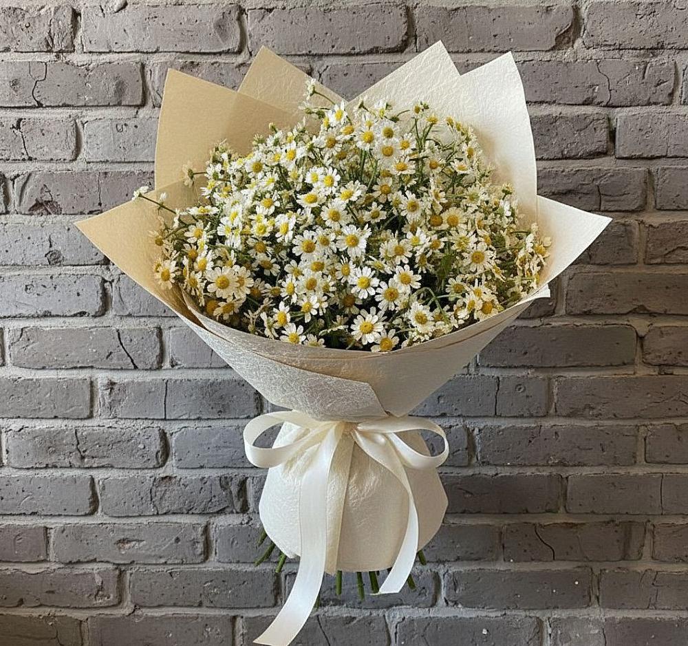 Букет цветов из: Ромашки в Струнино
