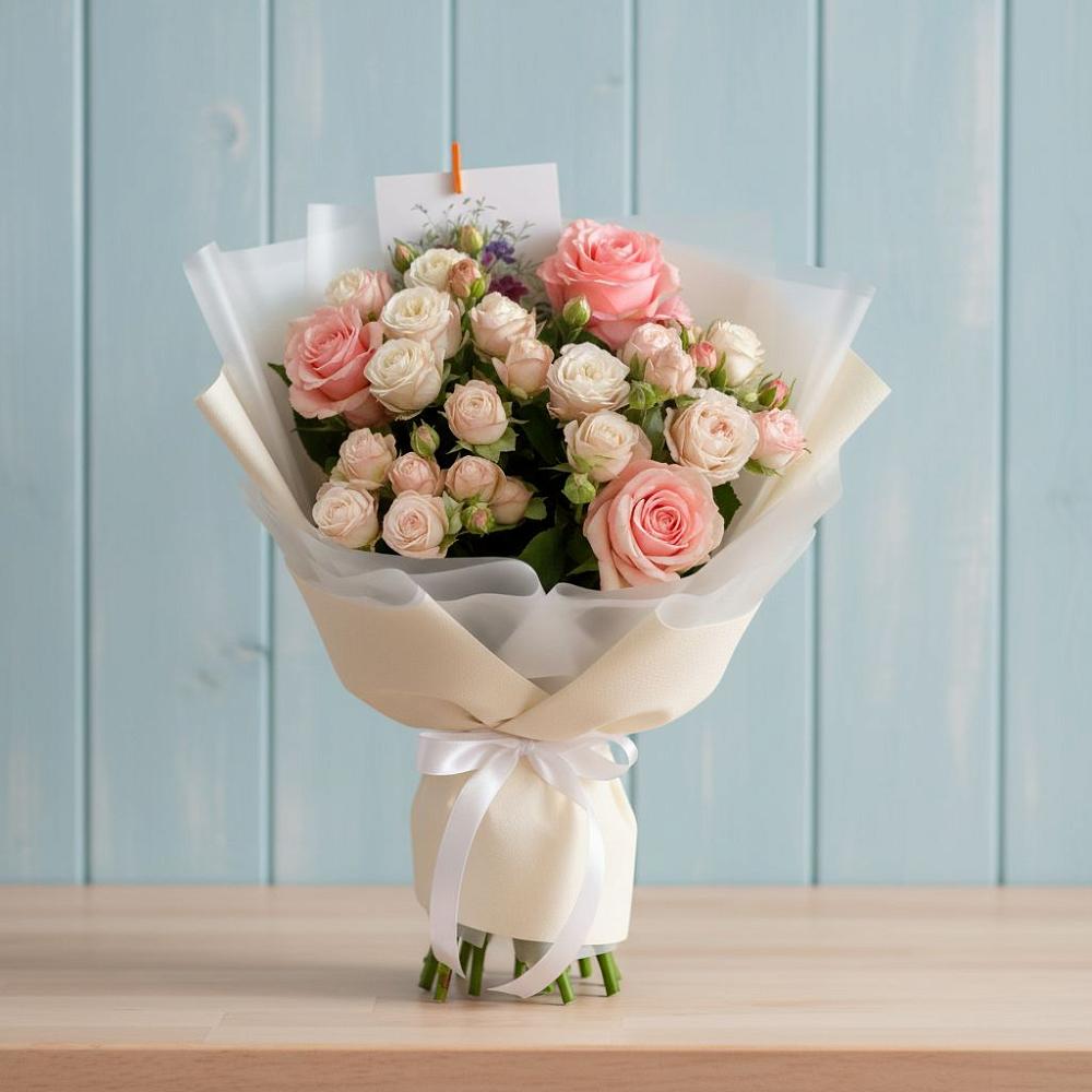 Букет цветов из: Розы в Струнино