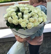 Букет 35 Белых роз #REPLACE_PRED# Струнино