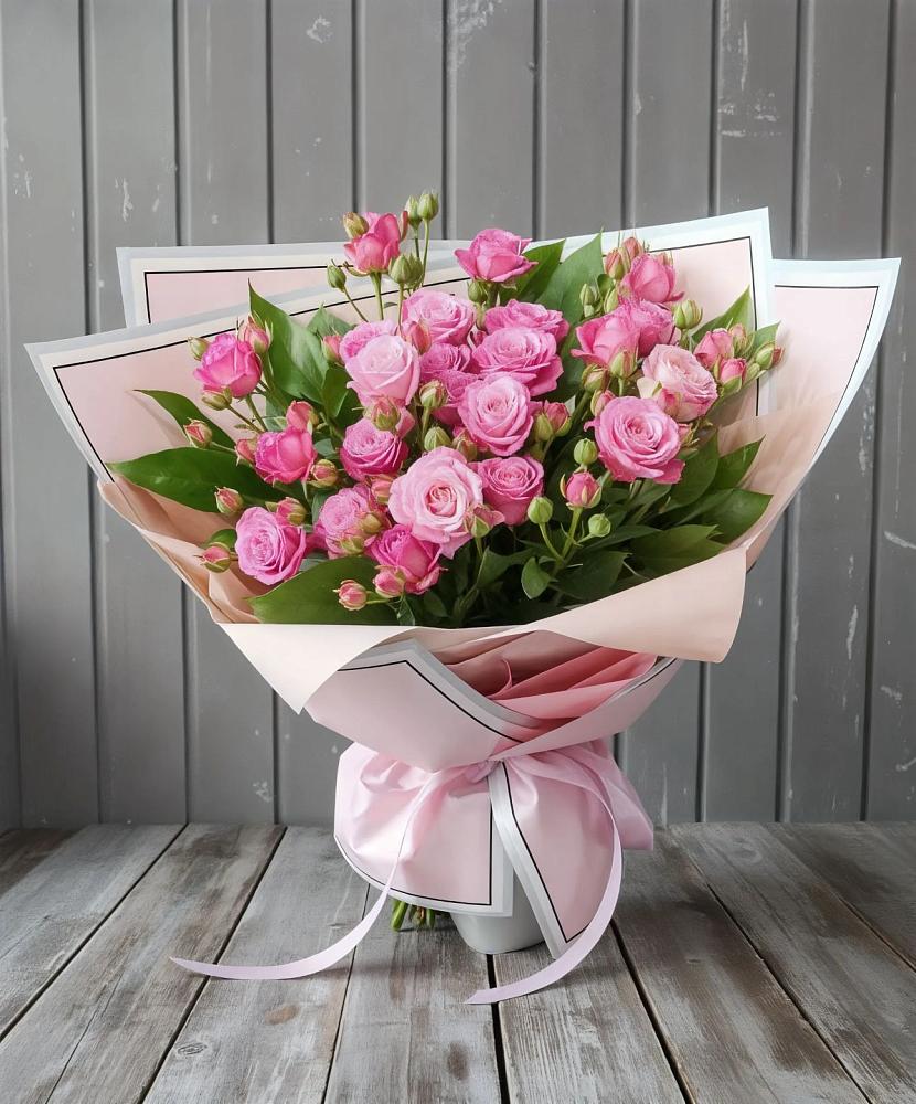 Букет Розовый кустик в Струнино