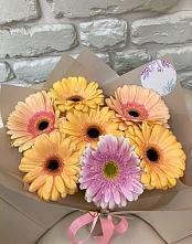Букет цветов из:  Герберы #REPLACE_PRED# Струнино