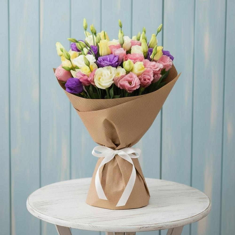 Букет цветов из: Лизиантусы в Струнино