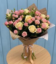 Букет цветов из:  Розы в Струнино