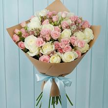 Букет цветов из:  Розы в Струнино