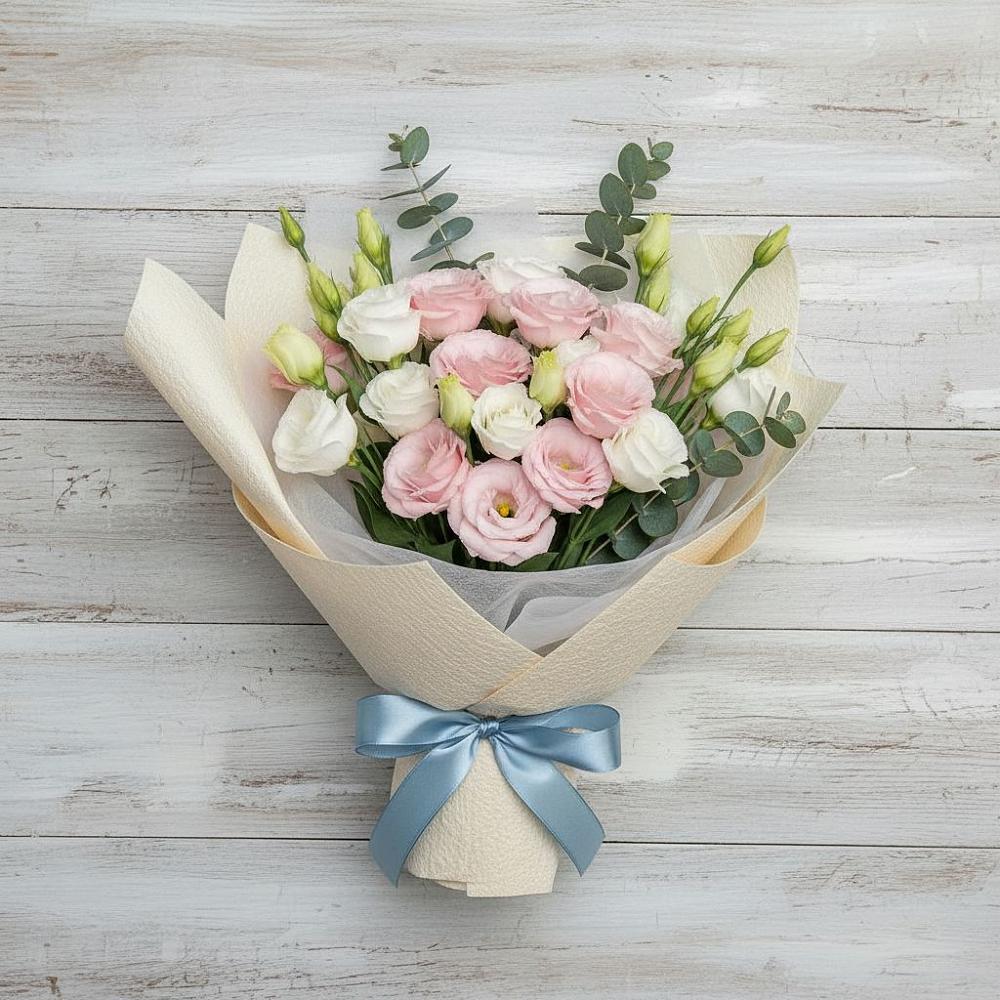 Букет цветов из: Лизиантусы в Струнино